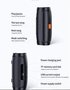 Di động Bluetooth Loa cột stereo hifi bass nặng không dây Soundbar subwoof loa hỗ trợ AUX TF thẻ FM Đài phát thanh - Product Image 4