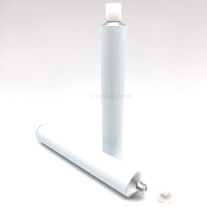 Pequeño MOQ vacía de aluminio plegable simple tubos sin imprimir - Product Image 1