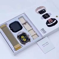 Reloj Inteligente BT de Alta Calidad, Nuevo, OEM, Personalizado, para Fitness, Salud, Presión Arterial, Venta al por Mayor, Resistente al Agua IP68, con Doble Correa