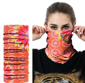 Masker kepala, serat mikro poliester tanpa kelim dewasa syal Bandana penutup kepala masker tabung - Product Image 2