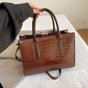 <span class=keywords><strong>Sac</strong></span> à Main de Luxe Alligator en Cuir PU Verni Designer pour Femmes Fourre-Tout Rétro <span class=keywords><strong>Sac</strong></span> Bandoulière Sacoche - Product Image 4