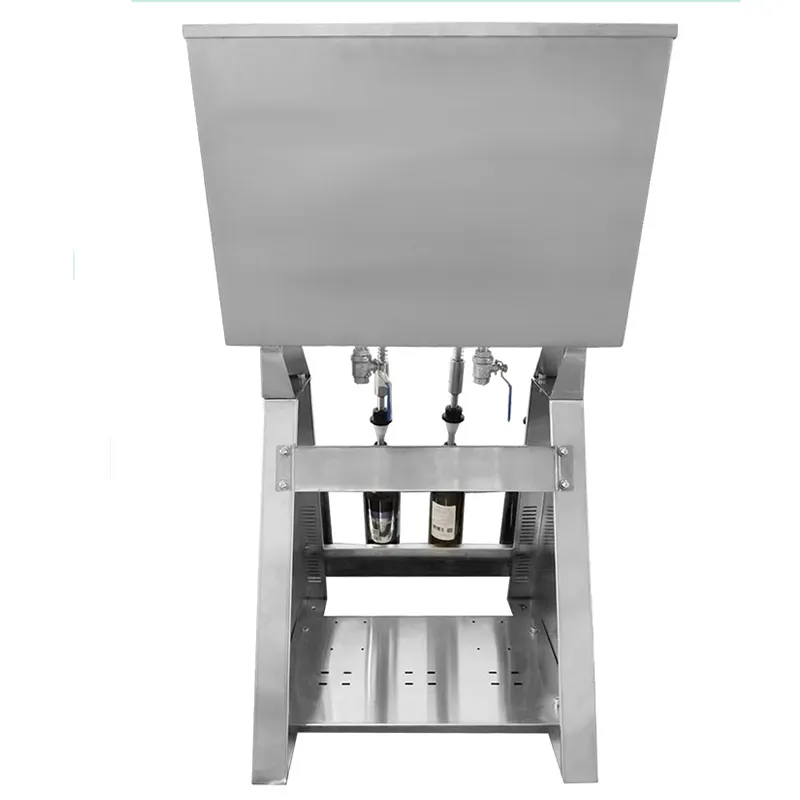 DOVOLL Siphon Semi Automatique 4 Têtes Bouteilles De Table Par Débordement Par Gravité Vin Liquide Bière Machines De Remplissage Avec Pompe D'alimentation
