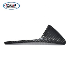 ช่องระบายอากาศด้านข้างสำหรับกล้อง <span class=keywords><strong>Tesla</strong></span> รุ่น<span class=keywords><strong>3</strong></span> S <span class=keywords><strong>X</strong></span> ฝาครอบป้องกันด้านข้าง2ชิ้นคาร์บอนไฟเบอร์แห้งจริง - Product Image 4