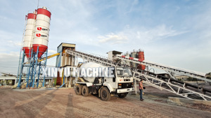 Xinyu โรงงานผสมคอนกรีตเคลื่อนที่100 M3/ชม. HZS120 HZS25 - Product Image 2