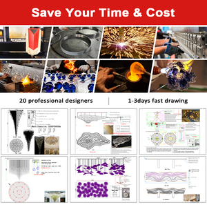 Sảnh Hình Thang Dự Án Chiếu Sáng Hiện Đại Đèn Chùm Lớn Đèn Ánh Sáng Mặt Dây Chuyền - Product Image 5