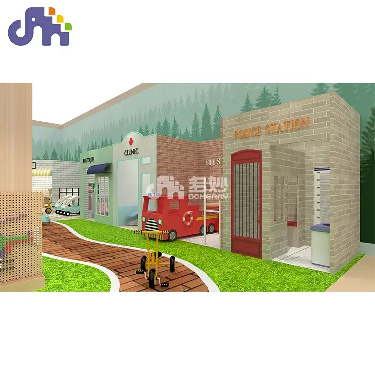 Domerry amusement equipment indoor playground maze inside playgrounds for kids play house indoor