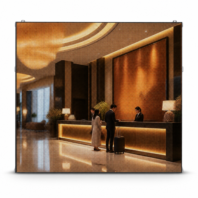 Indoor P1.8 Full Color LED Display Screen Ultra Slim Seamless LED Video Wall for Hotel Lobby Digital Signage