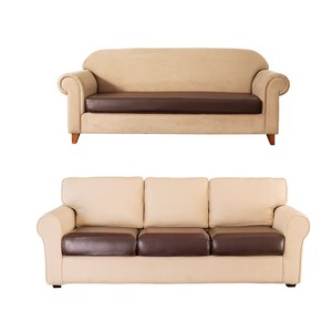 Copricuscino <span class=keywords><strong>per</strong></span> <span class=keywords><strong>Divano</strong></span> <span class=keywords><strong>in</strong></span> <span class=keywords><strong>Pelle</strong></span> PU Impermeabile, Elasticizzato Avvolgente, Tinta Unita, Stile Classico, Colore Personalizzabile, Protezione <span class=keywords><strong>per</strong></span> Cuscini del <span class=keywords><strong>Divano</strong></span> - Product Image 3