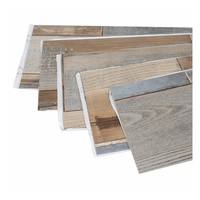 Beliebtes Design Mehr dimensionale feuerfeste selbst klebende Fliesen Holzmaserung Boden aufkleber LVT Luxus Vinyl fliesen PVC-Platten boden