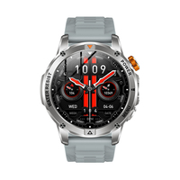 Montre connectée pour homme AK93, directement de l'usine, écran 1,53 pouces, 128 Mo de mémoire, batterie 1000 mAh, plus de 100 modes sportifs, Bluetooth 5.2, appels, fréquence cardiaque, SpO2, silicone, IPX8