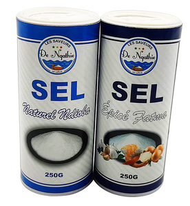 100 gram 180 gram 500 gram muối biển bột giấy ống bao bì gia vị gia vị các tông Canister lon - Product Image 2