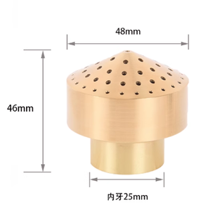 Buse de fontaine à eau en laiton poreux, <span class=keywords><strong>colonne</strong></span> de diffusion, tête de pulvérisation, différentes tailles, provenant de l'usine, entraînement à engrenages 360°, utilisation en <span class=keywords><strong>jardin</strong></span> - Product Image 4