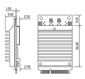 Compex WLE1216V2-20 Qca9984 <span class=keywords><strong>Wifi</strong></span> 5 802.11ac Wave 2 4*4 MU-MIMO Enkele Band Minipcie <span class=keywords><strong>Module</strong></span> - Product Image 4