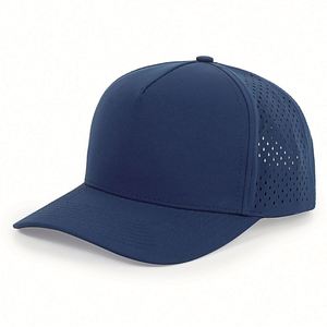 Wholesale Customized High Quality Waterproof <b>Baseball</b> Cap Laser Perforated Hat <b>Tee</b> Hole Waterproof Golf Trucker Hats - Product Image 3