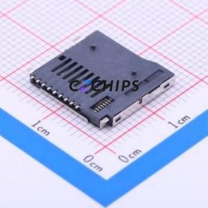 THD2528-11SD-GF SD Card / Memory Card Connector SMD Connector Self-Return Type MicroSD Card (TF Card) Card Holder 2mm - Product Image 2