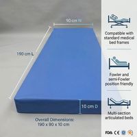 Wasserdichte Gel-Memory-Foam-Matratze für den Krankenhausgebrauch