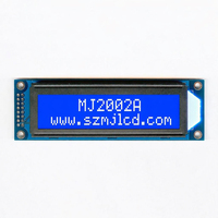 Pantalla LCD de 2.7 Pulgadas con Retroiluminación LED, 20x2 Caracteres, Azul, 5V, STN COB, para Uso Industrial, con Controlador IC Aip31066, Precio de Fábrica