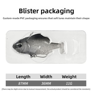 Esca Morbida in TPE con Coda a T Biomimetica e Filo d'Acciaio Integrato per Pesci Piatti - Product Image 4