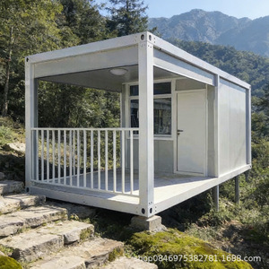 Sala de control de acceso, casa contenedor móvil, oficina de proyecto de construcción, caseta, casa modular, salón para el personal, sala de seguridad - Product Image 1