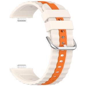 Correa de Silicona de 2 Tonos de Repuesto para Reloj Huawei Watch Fit 3/ Fit 4/ Fit 4 Pro/ Fit 5/ Fit 5 Pro, Disponible en Fábrica al por Mayor - Product Image 1