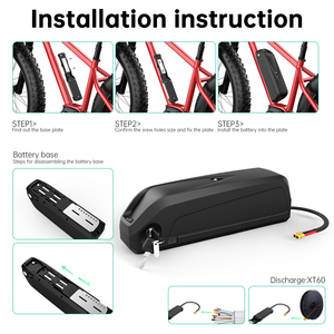 Batería Hailong para Bicicleta Eléctrica, 36V 15Ah, Iones de Litio, Celdas 18650, 25A BMS, Impermeable, Descarga 2C, 750W-1000W, Stock en la UE - Product Image 6