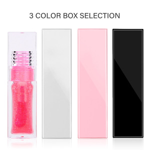 Huile à lèvres en gros, tube carré transparent effet goutte d'eau, huile à lèvres hydratante au <span class=keywords><strong>miel</strong></span> à changement <span class=keywords><strong>de</strong></span> température, marque privée - Product Image 6