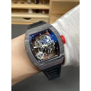 Reloj Mecánico Automático de Buceo para Hombre, Ultrafino, Ultraligero, Impermeable, de Fibra de Carbono con Tecnología de Primera Clase, Correa de Caucho y Cristal de Zafiro - Product Image 1