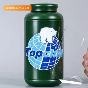 Hochwertige Fanyi Logo Werbung Gold 3D Label Hot Press Benutzer definierte Günstige Kleidung Aufkleber Design UV-Transfer Aufkleber auf Flasche