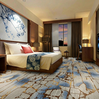 Tapis Axminster de luxe en mélange de laine et de nylon, sur mesure pour hôtel, antidérapant, ignifuge B1, tapis mur à mur pour couloir et salle de banquet