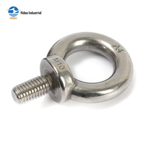 Vite ad Occhio per Sollevamento DIN 580 in Acciaio Inox <span class=keywords><strong>M6</strong></span>-M52, Lucidatura Elettrolitica, Produttore Cinese HIDEA - Product Image 2