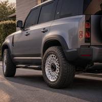 Nuevo Diseño de Llantas Monocoque Flow Form, Llantas Cóncavas de Aleación de Aluminio de 17/20 Pulgadas con Acabado Negro para Jeep Toyota