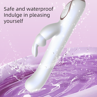 Juguete Sexual de Silicona, Vibrador con Rotación y Propulsión, Estimulación del Punto G y del Punto C, Resistente al Agua IPX6, 10 Frecuencias, Ecológico