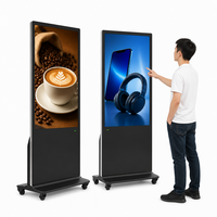 Prix d'usine – Écran publicitaire LCD sur pied de 43 pouces pour affichage numérique intérieur et signalétique numérique Android