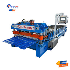 Machine de formage de tuiles émaillées à commande PLC à <span class=keywords><strong>prix</strong></span> avantageux, machine de pressage de tuiles émaillées - Product Image 1