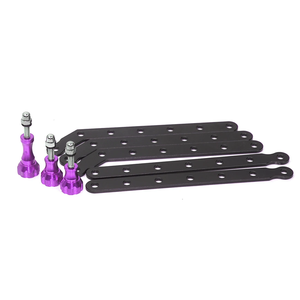 Brazo de extensión CNC para selfie stick con tornillos de perilla, soporte de aleación de aluminio para casco, para cámaras GoPro, Insta360 y DJI Action - Product Image 6