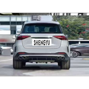 Pare-chocs de voiture en PP pour <span class=keywords><strong>Mercedes</strong></span> benz ML W166 12-19 mise à niveau vers GLE53 A-<span class=keywords><strong>MG</strong></span> comprennent des lampes de capot de pare-chocs - Product Image 1