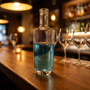 Bouteilles en verre transparentes vides pour spiritueux (vodka, <span class=keywords><strong>gin</strong></span>, rhum, tequila) de 700 ml, 750 ml, 375 ml, avec bouchons de fermeture hermétique RSG1125 - Product Image 5