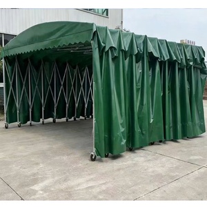 Toldos Retráctiles Eléctricos de PVC Impermeable, Carpa Plegable para Canchas Deportivas y Almacenes - Product Image 3