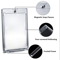 Étui rigide magnétique en acrylique pour cartes à collectionner PSA 35PT – Protection pour cartes de jeu, de sport et de collection (brique de cartes)