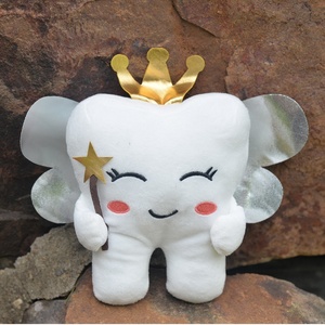 Bambola di peluche Fata dei denti con imbottitura in cotone PP, in velluto, regalo commemorativo per bambini - Product Image 4