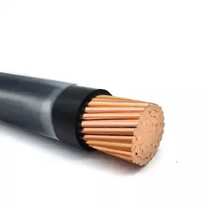 Nilon Sheathed PVC terisolasi THW kabel THWN kawat tembaga 1/0 2/0 3/0 4/0 12 awg terjalin kawat Filipina
