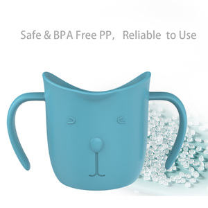 Plastique Mignon Enfants <span class=keywords><strong>Tasse</strong></span> Bébé Formation Boire Tout-petits Enfants Apprentissage Alimentation Gobelets D'eau Avec Poignée - Product Image 2