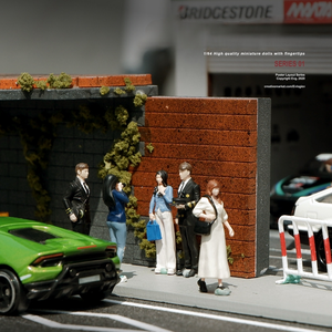 Figuras en Miniatura Coloridas y Exquisitas de Microfotografía 1:64, Colección de Figuras de Resina Realistas, Modelo de Diorama - Product Image 4