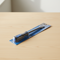 Qixin Ensemble d'outils de démontage de garnitures automobiles avec spatule et levier monobloc, poignée en caoutchouc et protection supplémentaire contre la rouille