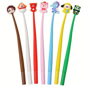 Promotion 3D Fruit Shape Cute Kawaii Cartoon Fashionable Rubber Gel <b>Pens</b> Custom 0.5mm Black/Blue/Multi-Colored Non-Erasable - Product Image 1