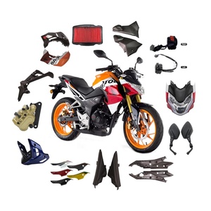 Juego de Cubiertas Laterales del Tanque de Combustible y Carenado Trasero para Chasis de Motocicleta Deportiva CB190 <span class=keywords><strong>R</strong></span> - Product Image 2