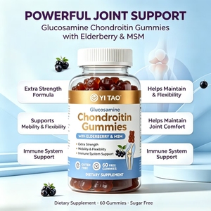Gummies OEMODM extra-fortes à la Glucosamine, Chondroïtine et MSM, avec Soutien au Sureau, pour la Mobilité et la Flexibilité Articulaires, et le Renforcement du Système Immunitaire - Product Image 4