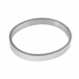 Bracciale in Acciaio Ovale alla Moda, Larghezza 8mm con Elegante Design Ovale - Product Image 2