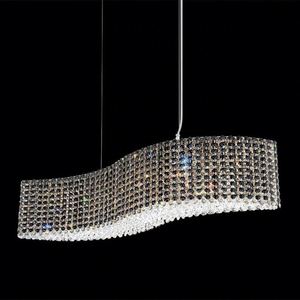 Lámpara de Araña de Cristal K9 de Estilo Retro Italiano, Lámparas Colgantes Grandes para Bodas, Iglesias, Comedores o Bares con Base E26 - Product Image 1