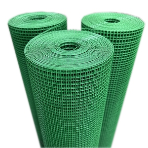 Green 2.5mm Pvc Coated Welded Mesh <b>Wire</b> 1" Mesh Hole 5ft*10m Mesh Roll - Product Image 2